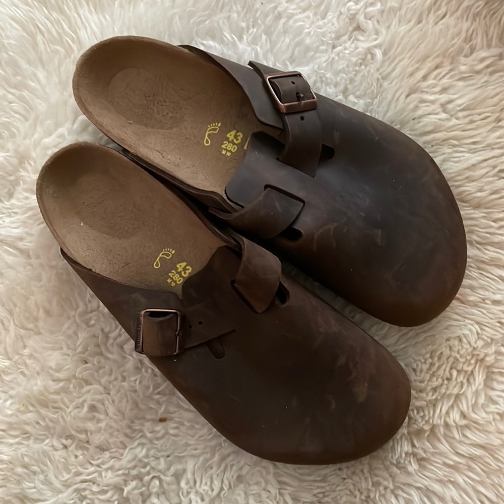 Birkenstock Women’s Boston Leather Mules